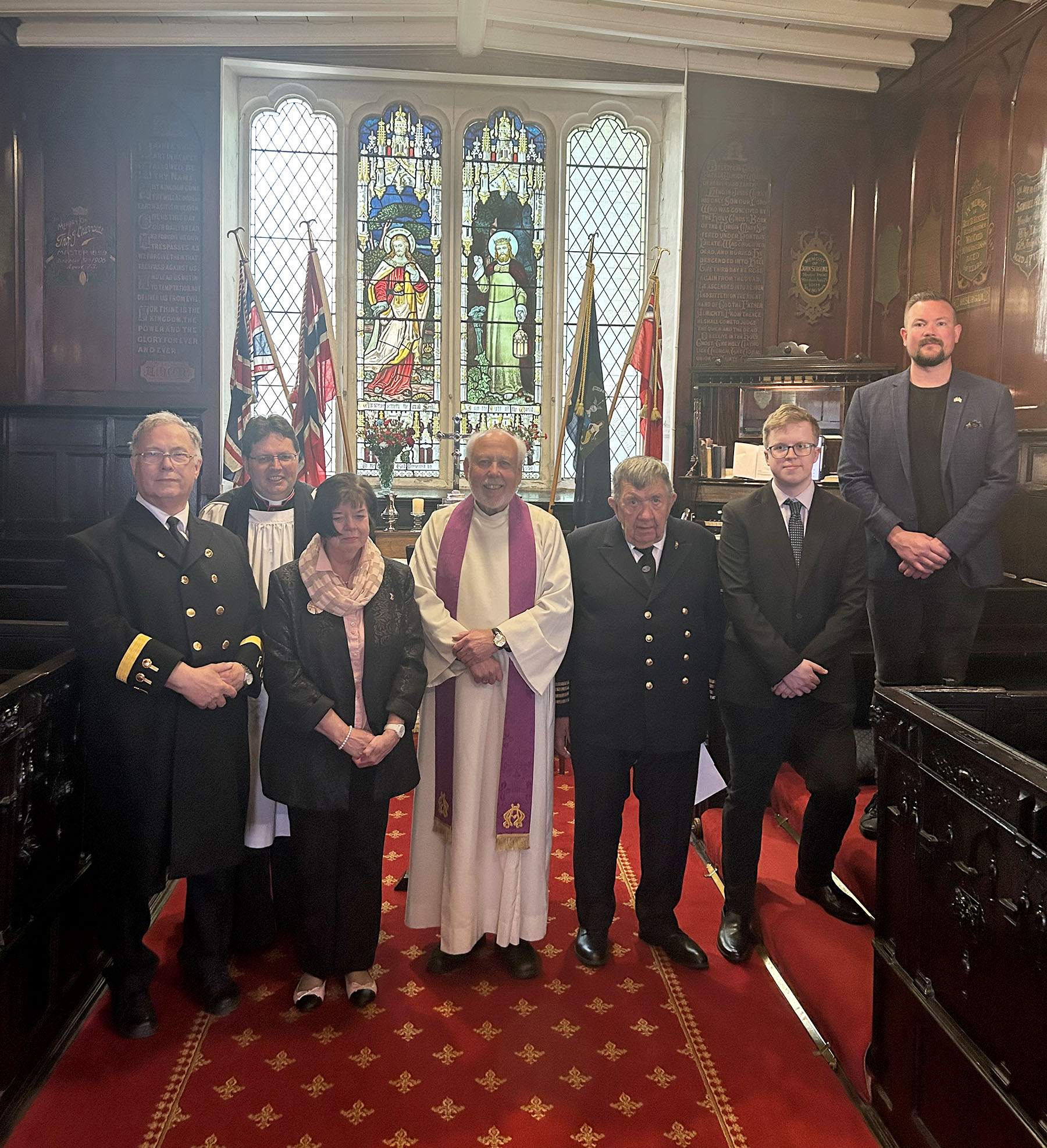The Church Service at the Chapel in Trinity House Newcastle